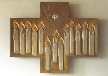 Pfingstkreuz von Karl Hemmeter - Evang. Missionsschule Unterweissach